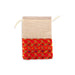 Thamboolam Bag Set - 7 x 5 Inches | 5 Pcs / Brocade Jute Material Potli Bag/ Tambula Bag for Wedding - Bags & Pouches