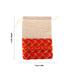 Thamboolam Bag Set - 7 x 5 Inches | 5 Pcs / Brocade Jute Material Potli Bag/ Tambula Bag for Wedding - Bags & Pouches