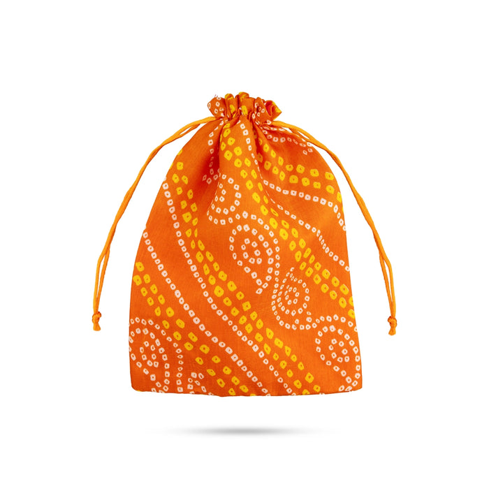 Thamboolam Bag Set - 9 x 7 Inches | 5 Pcs/ Potli Bag/ Gift Bag/ Tambula Bag for Wedding