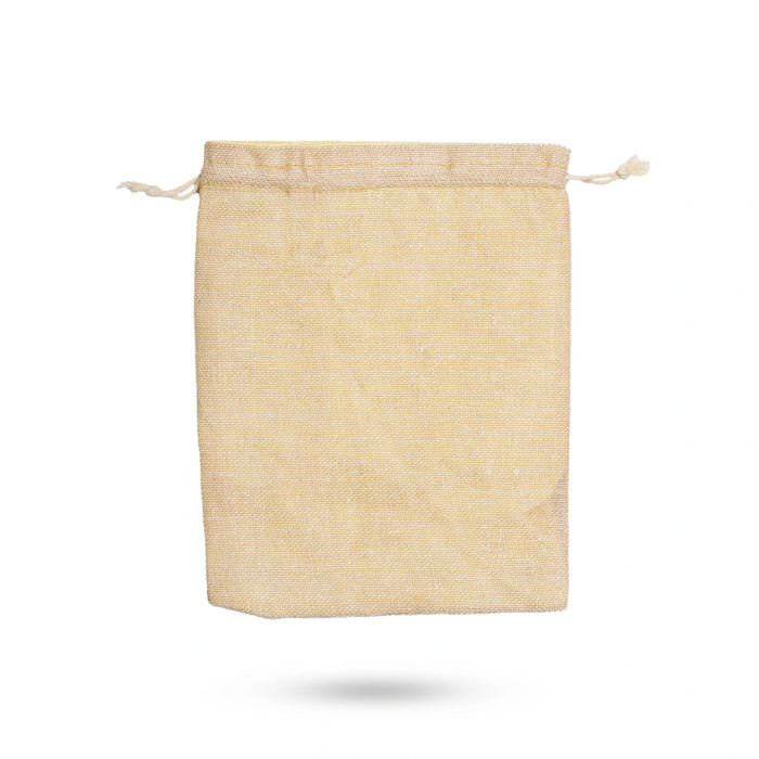 Thamboolam Bag Set - 9 x 7 Inches | 5 Pcs/ Potli Bag/ Cotton Jute Bag/ Tambula Bag for Festive Occasions