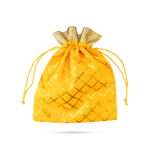Thamboolam Bag Set - 9.5 x 7 Inches | 5 Pcs/ Reusable Gift Bag / Tambulam Carry Bag for Weddings - Bags & Pouches