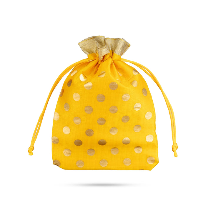Thamboolam Bag Set - 7 x 5 Inches | 5 Pcs/ Tambulam Gift Bag / Return Gift Pouch for Pooja