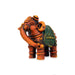 Elephant Statue - 6 x 5.5 Inches | Terracotta Clay Elephant Figurine/ Punching Elephant Sculpture for Home - Table Stand Accessories