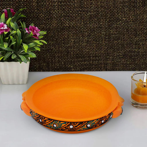 Urli - 2.5 x 6.75 Inches | Terracotta Clay Decorative Uruli/ Flower Pot for Home Decor - Uruli & Flower Pot