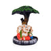 Tree Ganesha Murti - 5.5 x 3.5 Inches | Resin Ganesh Idol / Vinayagar Statue For Home & Office Decor - Fibre Murties