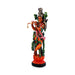 Lord Krishnar Standing On Base Murti - 14 x 4.5 Inches | Fiber Idol / Krishna Bhagwan Statue For Pooja - Fibre Murties