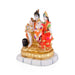 Lord Shiva Family - 6.5 x 5 Inches | Marble Dust Shivan Family Idol / Shiva Family Statue for Pooja - Fibre Murties