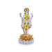 Vishnu Standing on Kamal Base Murti - 12 x 5.5 Inches | Fibre Vishnu Idol / Lord Vishnu Statue for Pooja - Fibre Murties