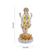 Vishnu Standing on Kamal Base Murti - 12 x 5.5 Inches | Fibre Vishnu Idol / Lord Vishnu Statue for Pooja - Fibre Murties