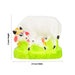 Cow With Calf Idol With Base - 2 x 2.5 Inches | Marble Kamdhenu Cow And Calf Idol/ Cow Calf Idol for Home - Table Stand Accessories