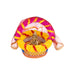 Laddu Gopal Basket with Handle - 7.5 x 6 Inches | Kanha Ji Ki Tokri with Cover/ Carry Basket for Laddu Gopal - Deity Accessories