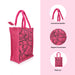 Jute Bag with Zip - 10 x 8 Inches | Handbag/ Tote Bag for Women/ Assorted Colour and Design - Bags & Pouches