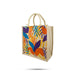 Jute Lunch Bag with Zip - 12 x 12 Inches | Jute Bag/ Handbag/ Tote Bag for Women - Bags & Pouches