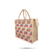 Jute Shopping Bag with Zip - 13 x 16 Inches | Jute Bag/ Handbag/ Tote Bag for Women - Bags & Pouches