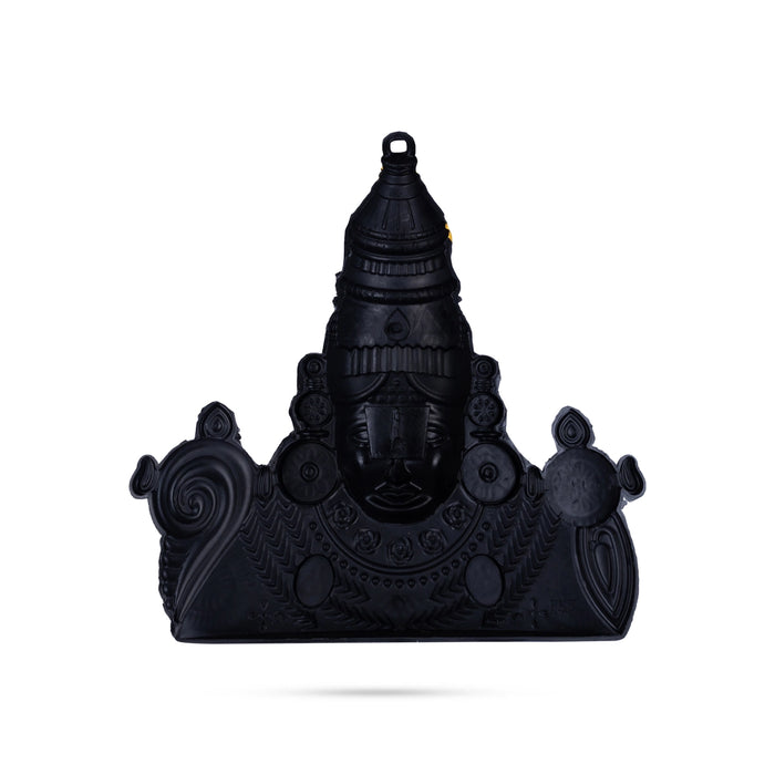 Balaji Head Wall Hanging - 15.5 x 15 Inches | Lord perumal/ Devotional Wall Décor for Home, Office or Pooja Room - Wall Hanging