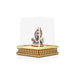 Balaji Murti - 3.5 x 2.75 Inches | Lucky Perumal Statue/ Multicolour Stone Balaji Idol With Dhoom for Table Top - Table Stand Accessories