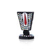 Vishnu Tilak With Base - 1.5 x 1 Inches | Enamel & Stone Design Perumal Namam/ Decorative Showpiece for Car - Car Stand & Car Accessories