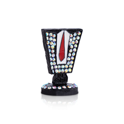 Vishnu Tilak With Base - 1.5 x 1 Inches | Enamel & Stone Design Perumal Namam/ Decorative Showpiece for Car - Car Stand & Car Accessories