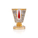 Vishnu Tilak With Base - 1.5 x 1 Inches | Enamel & Stone Design Perumal Namam/ Decorative Showpiece for Car - Car Stand & Car Accessories