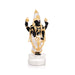 Vishnu Murti Standing On Lotus - 5 x 2.25 Inches | Resin Statue/ Silver Polish Venkateswara Swamy Idol for Pooja - Fibre Murties