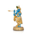 Flute Krishnan Statue - 4.5 x 1.5 Inches | Ceramic Sculpture/ Krishna Flute Statue for Pooja/ 90 Gms Approx - Fibre Murties