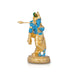 Flute Krishnan Statue - 4.5 x 1.5 Inches | Ceramic Sculpture/ Krishna Flute Statue for Pooja/ 90 Gms Approx - Fibre Murties