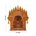 Ganpati Decoration Mandir - 11 x 9 Inches | Copper Temple Design Paper Mandir/ Eco Friendly Mandir Decoration - Home Puja Mandir
