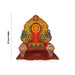 Ganpati Makhar Set - 39 Inches | Pooja Aasan/ Simhasan/ Eco Friendly Sinhasan/ Ganesh Makhar Decoration - Pooja Aasan & Bajot & Pooja Mat