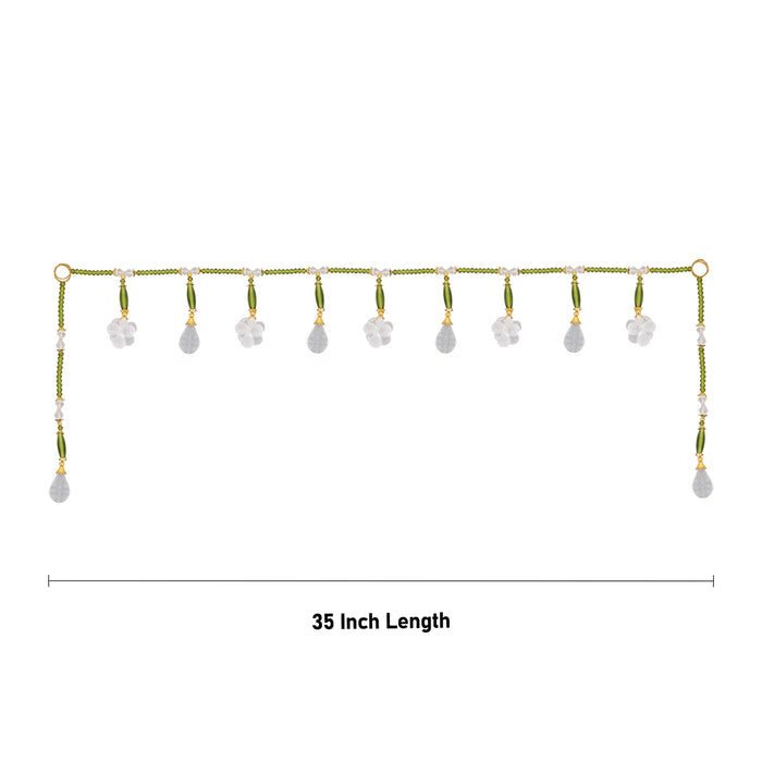 Fancy Toran - 35 Inches | Moti Toran/ Bandanwar/ Thoran for Door Decor - Toran