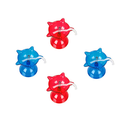 3D Reflection Diya Set - 1.5 x 2 Inches | 4 Pcs/ Plastic Lamp/ 3D Diyas/ Decorative Lamp/ Floating Diya for Home