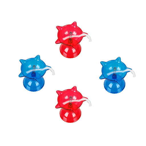 3D Reflection Diya Set - 1.5 x 2 Inches | 4 Pcs/ Plastic Lamp/ 3D Diyas/ Decorative Lamp/ Floating Diya for Home - Decorative Lamp