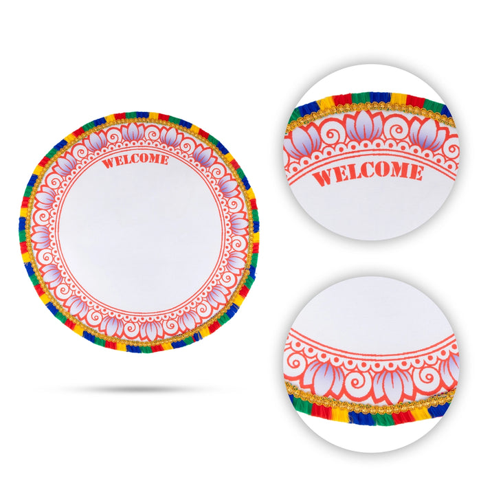 Kanku Pagla Cloth - 16 Inches | Welcome Cloth/ Swagat Asan for Bride And Baby - Ethnic Wear Accessories