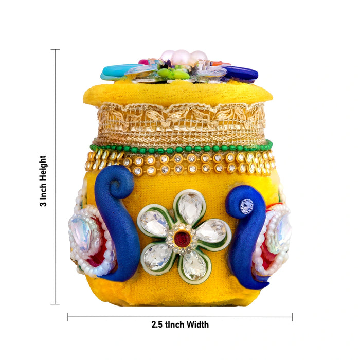 Lun Tabudi - 3 x 2.5 Inches | 6 Pcs / Marriage Ceremony Essential for Weddings, Engagements & Special Occasions