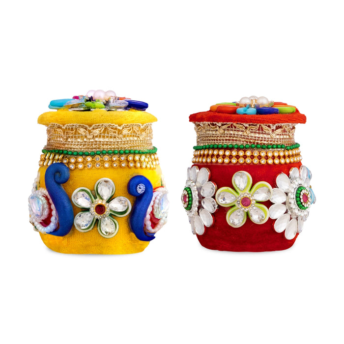 Lun Tabudi - 3 x 2.5 Inches | 6 Pcs / Marriage Ceremony Essential for Weddings, Engagements & Special Occasions