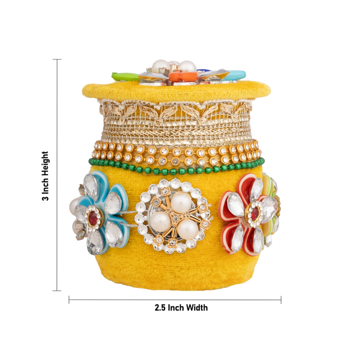 Lun Tabudi - 3 x 2.5 Inches | 6 Pcs/ Decorative Marriage Ritual Item / Wedding Ceremony Essential