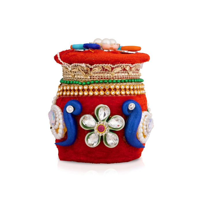 Lun Tabudi - 3.25 x 2.5 Inches | 6 Pcs / Decorative Wedding Essential for Marriage Functions & Cultural Celebrations