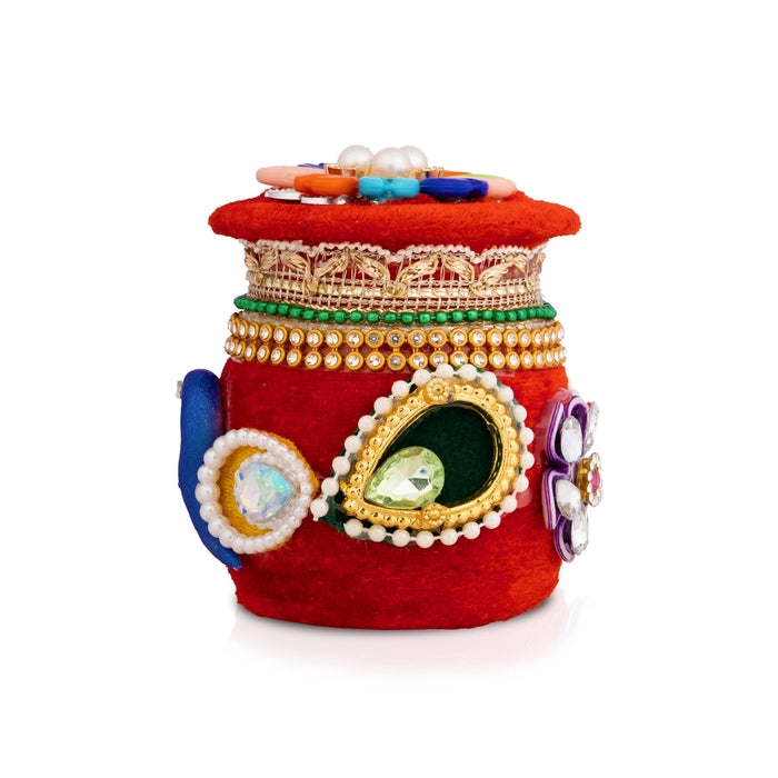Lun Tabudi - 3.25 x 2.5 Inches | 6 Pcs / Decorative Wedding Essential for Marriage Functions & Cultural Celebrations
