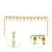 Fancy Toran - 38 Inches | Thoran/ Beads With Ganesh Design Bandanwar/ Artificial Toran for Door Decor - Toran
