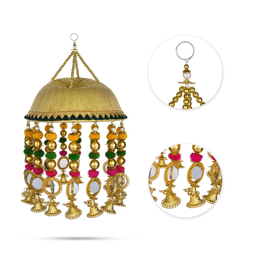 Wall Hanging - 18 Inches | Beads Design Wall Hanger/ Wall Decor for Living Room - Wall Hanging