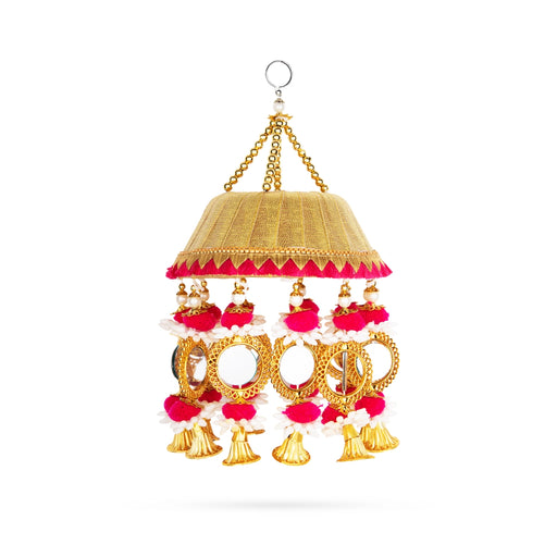 Wall Hanging - 12.5 Inches | Beads Design Wall Hanger/ Ladi Design Wall Decor for Living Room - Wall Hanging