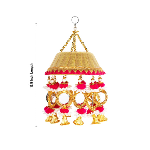 Wall Hanging - 12.5 Inches | Beads Design Wall Hanger/ Ladi Design Wall Decor for Living Room - Wall Hanging