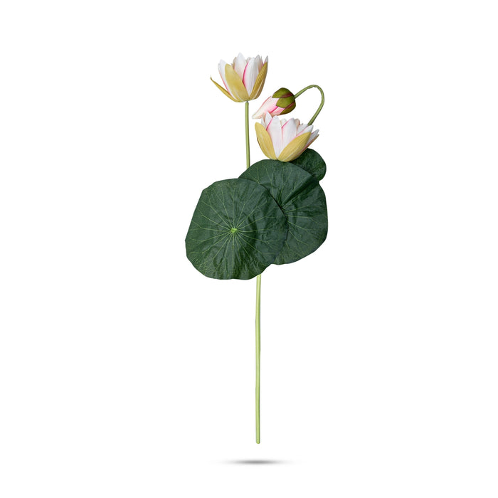 Artificial Flower With Stick - 54 Inches | Lotus Design Fake Flower/ Home Decor/ Wedding Decor - Table Stand Accessories