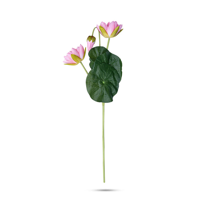 Artificial Flower With Stick - 54 Inches | Lotus Design Fake Flower/ Home Decor/ Wedding Decor - Table Stand Accessories