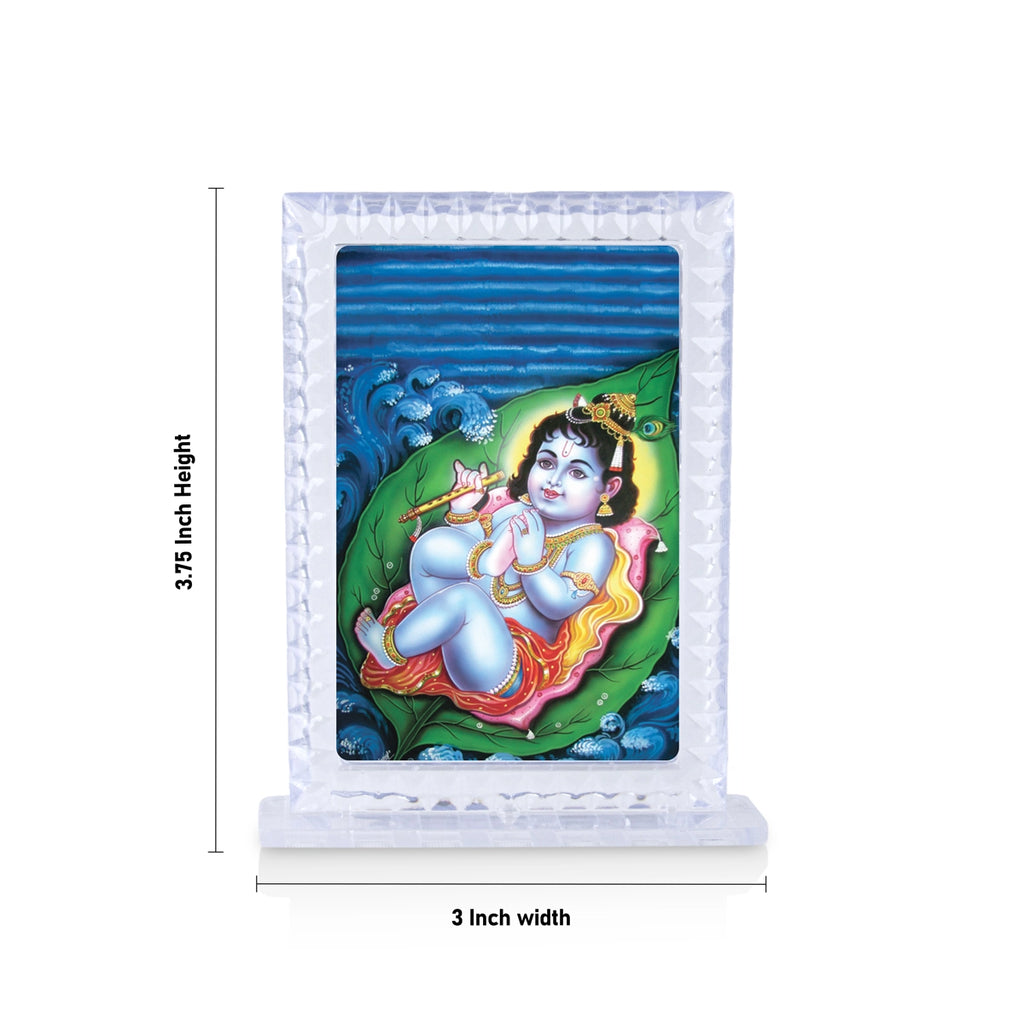 Acrylic Photo Frame - 3.75 x 3 Inches | Acrylic Photo Stand/ Photo Acrylic Frame for Car