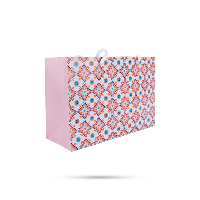 Gift Paper Bag With Handle Set - 9 x 3.25 x 6 Inches | 5 Pcs/ Carry Bag/ Gift Bag for Shopping - Bags & Pouches