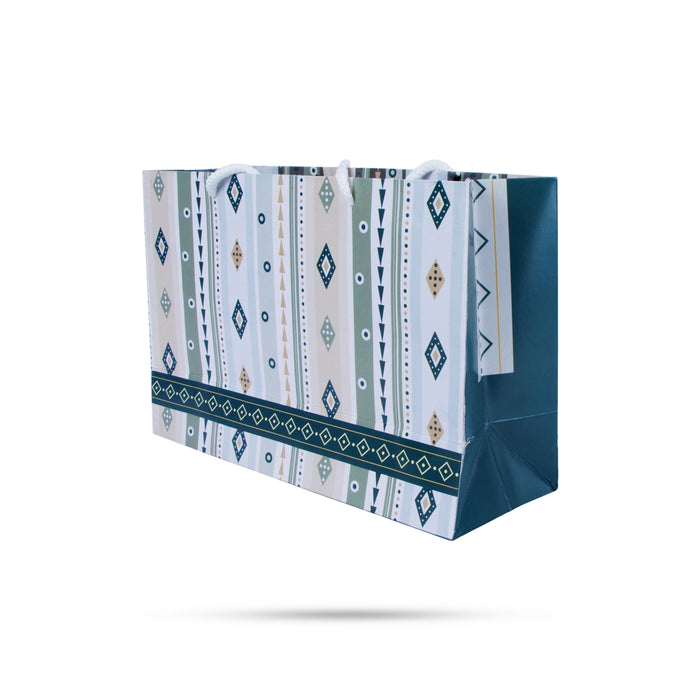 Gift Paper Bag With Handle Set - 9 x 3.25 x 6 Inches | 5 Pcs/ Carry Bag/ Gift Bag for Shopping - Bags & Pouches