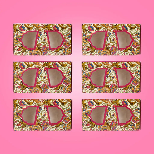 Paper Packing Box Set - 9 x 5 x 2 Inches | Paper Gift Packages/ 6 Pcs/ Paper Packaging Box for Wedding - Bags & Pouches