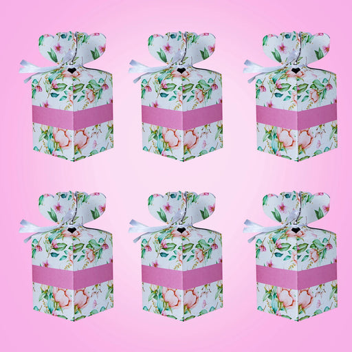Paper Packing Boxes Set - 3 x 3 x 6.5 Inches | 6 Pcs/ Paper Gift Packages/ Packaging Boxes for Wedding - Bags & Pouches