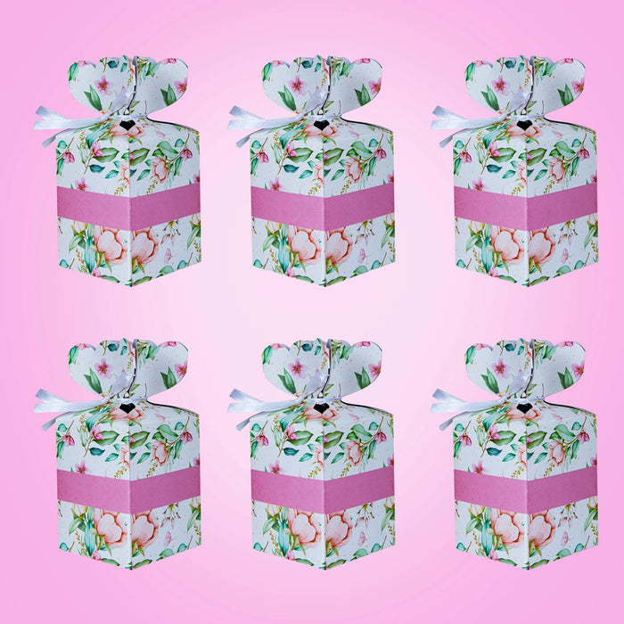 Paper Packing Boxes Set - 3 x 3 x 6.5 Inches | 6 Pcs/ Paper Gift Packages/ Packaging Boxes for Wedding - Bags & Pouches