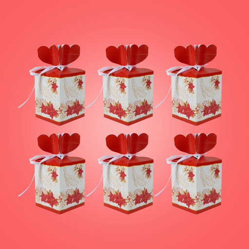 Paper Packing Boxes Set - 3 x 3 x 6.5 Inches | Paper Gift Packages/ 6 Pcs/ Packaging Boxes for Wedding - Bags & Pouches